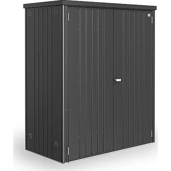 Zahradní úložný box Biohort Skříň na nářadí BIOHORT vel. 150 155 x 83 (tmavě šedá metalíza) 150 cm (2 krabice)