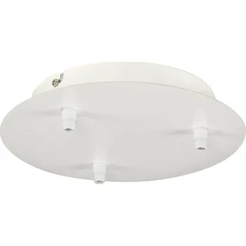 BIG WHITE STROPNÍ ROZETA FITU, 3dílná rozeta, kulatá, bílá, vč. odlehčovacích profilů 132611