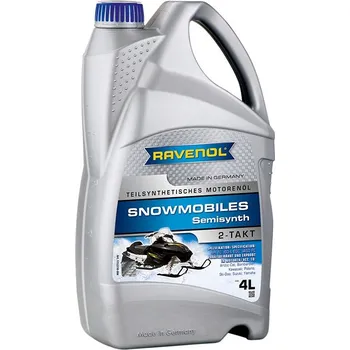 Auto-moto RAVENOL SNOWMOBILES TEILSYNTH 2T 4L (Polosyntetický olej pro 2-takní sněžné skútry a rolby)