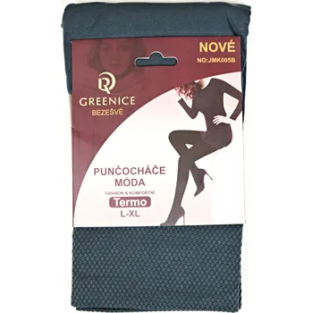Dámské legíny Greenice Dámské termo punčocháče barev Velikost: L - XL, Barva: šedá