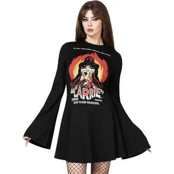 Dámské šaty šaty dámské KILLSTAR x CARRIE - Creepy - Black - M