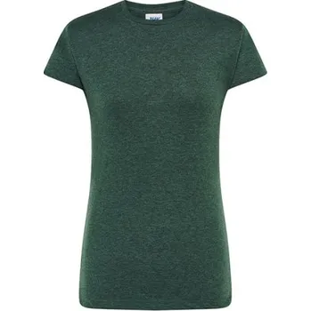 Dámské tričko Jhk Dámské tričko JHK152 Bottle Green Heather L