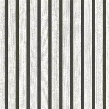 Tapeta Papírové tapety na zeď lamely dub bílý