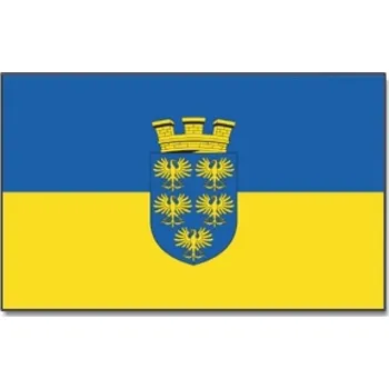 Vlajka Dolní Rakousko 30 x 45 cm na tyčce