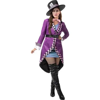 Karnevalový kostým Funiglobal - Kostým Šílený kloboučník pro ženy - S