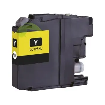 TONERSYP náplň pro Brother LC-125Y žlutá, DCP-J152/ MFC-J6520