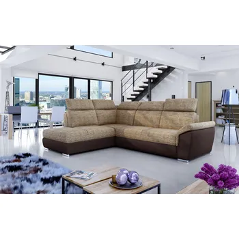 Pohovka Nábytek PEGAS s.r.o. Rohová sedací souprava LORETO, Berlin 03/Soft 66, Levá