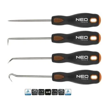 Autodílna NAHRAZENO 04-231 Hákové šídla 140 mm, 4 dílná sada, , TOPEX, 04-230