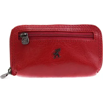 Kožená klíčenka Cosset 4475 Komodo červená