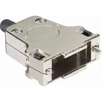 Síťový konektor HARTING 09 67 009 0344 09670090344 D-SUB pouzdro Pólů: 9 kov 180 ° stříbrná 1 ks