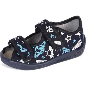 RAWEKS Dětská domácí obuv s vyndávací koženou stelkou OLEK 205 Velikost: 23