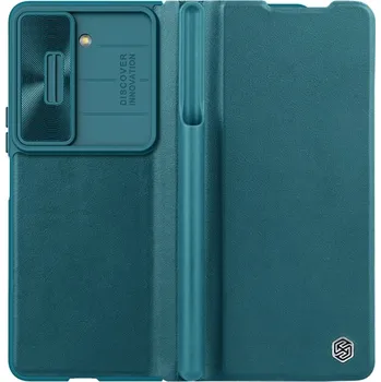 Telefonní příslušenství NILLKIN 64355 NILLKIN QIN LEATHER Samsung Galaxy Z Fold5 5G modrý