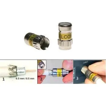 Anténní konektor CABELCON F-56-4.9 samoinštalačný