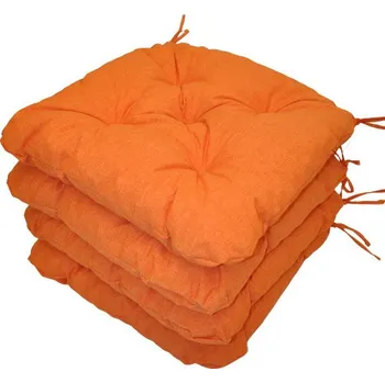 Podsedák Nábytek PEGAS Sedák UNI Maxi barva oranžový melír - set 4 kusy