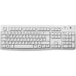 Logitech K120 Keyboard USB klávesnice německá, QWERTZ bílá odolné proti stříkající vodě