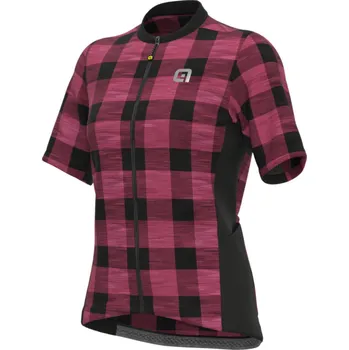 cyklistický dres ALÉ Cyklistický dres s krátkým rukávem - OFF ROAD - GRAVEL SCOTTISH LADY - růžová