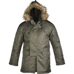 US letecká parka N3B - olivová, XS