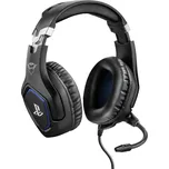 Trust GXT 488 FORZE Headset uzavřená (Over Ear) kabelová stereo černá Redukce šumu mikrofonu Vypnutí zvuku mikrofonu, re