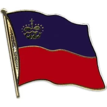 Odznak (pins) 20mm vlajka Lichtenštejnsko - barevný