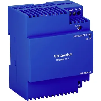 spínaný zdroj TDK-Lambda DRL100-24-1 síťový zdroj na DIN lištu 24 V 3.67 A 100.8 W Obsah 1 ks