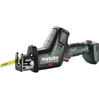 Pila ocaska Metabo POWERMAXX SSE 12 BL akumulátorová šavlová pila, bez akumulátoru, kufřík, 12 V, 602322840