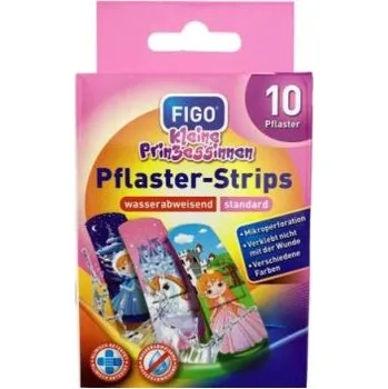 Náplast FIGO Voděodolné dětské náplasti - Princezny (10 ks)