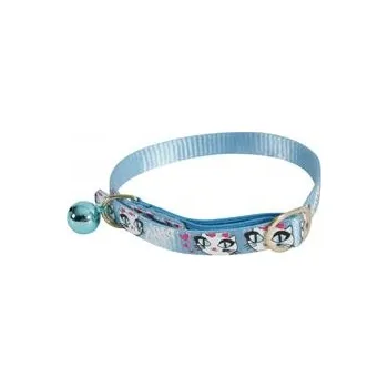 Obojek kočka LADYCAT nylon modrý 10mm/30cm Zolux