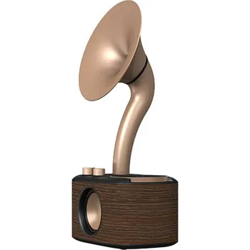 Radiopřijímač Sangean WR-45X Gold A500435 stolní rádio, FM, AUX, Bluetooth, s akumulátorem, černá, zlatá