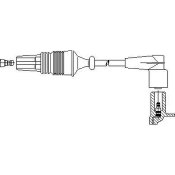 Zapalovací kabel zapalovací kabel, , BREMI, 363/65