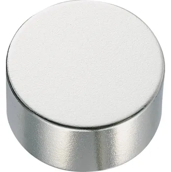 Dekorativní magnet kulatý permanentní magnet TRU COMPONENTS 505797, (Ø x v) 20 mm x 5 mm, N35