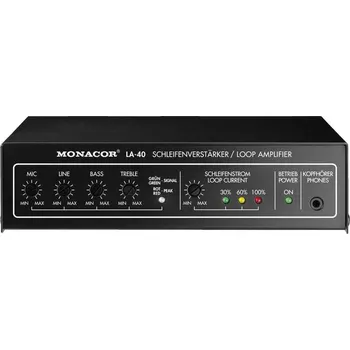 Hi-Fi Zesilovač Monacor LA-40 ELA zesilovač smyčky