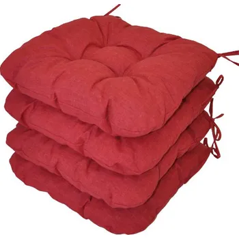 Podsedák Nábytek PEGAS Sedák UNI barva vínový melír - set 4 kusy