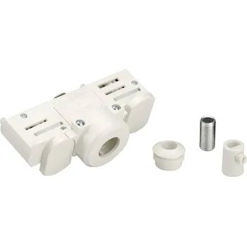 Bodové svítidlo BIG WHITE ADAPTÉR závěsného SVÍTIDLA pro vysokonapěťovou 3fázovou proudovou sběrnici, dopravní bílá, vč. montážního příslušenství 1001542