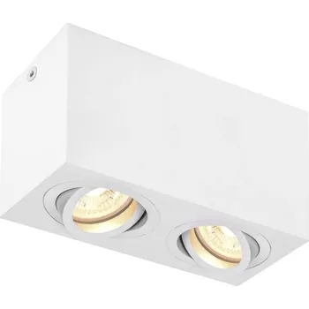 BIG WHITE TRILEDO Double vnitřní stropní nástavbové svítidlo, QPAR51, bílá, max. 10W 1002006