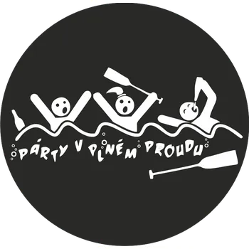 ON-DESIGN Potisk PÁRTY NA VODĚ Barva: bílá, Velikost motivu: A5