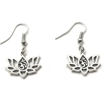 Souprava šperků Náušnice - Symbol Om v lotosovém květu (Symbol Om v lotosovém květu - Náušnice)