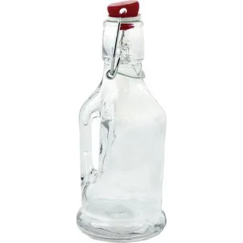 Láhev Láhev s pákovým uzávěrem 190 ml skleněná