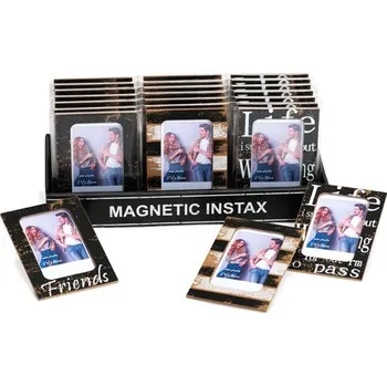 Rám na obraz Magnetický fotorámeček INSTAX 5,4x8,6 cm pruhy kph