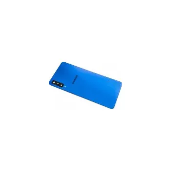 Náhradní kryt pro mobilní telefon kryt baterie Samsung A750F Galaxy A7 2018 včetně sklíčka kamery modrá modrá