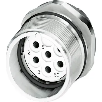 Síťový konektor Přístroj konektor M23 1619893 CA-09S1N8A6Z00 stříbrná Phoenix Contact Množství: 1 ks