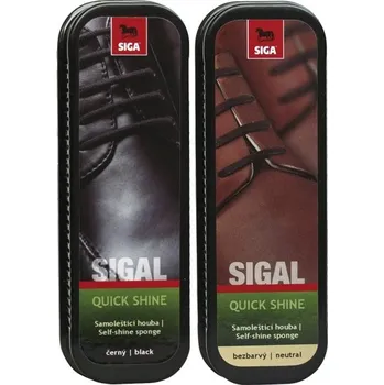 Samoleštící velká houba Siga Quick Shine - černá