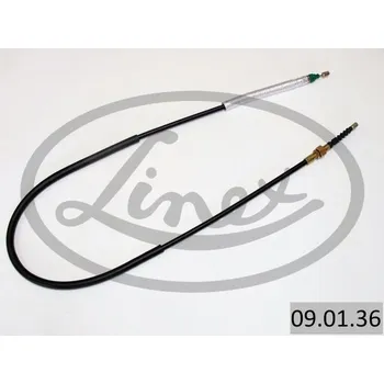 Lanko parkovací brzdy Tazne lanko, provozni brzda, , 96068340, LINEX, 09.01.36