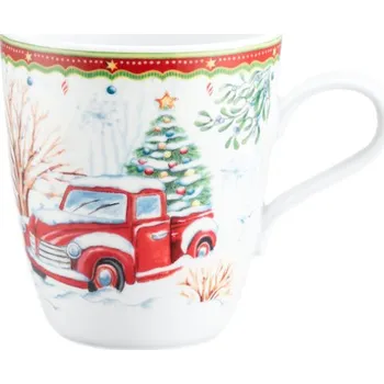 Seltmann Weiden Hrnek s uchem 0,40 l Vánoční autíčko