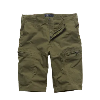Oblečení a móda Kraťasy Vintage Industries Beltana technical short, Olive Velikost 40