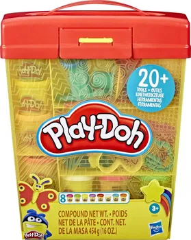 modelína a plastelína Hasbro Play-Doh úložný box s příslušenstvím 20 ks