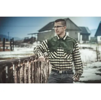 Pánská košile Flanelová košile s kombinací model 142216 LUKO: 42