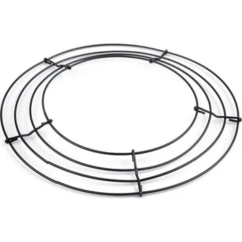 Věnec Drátěný základ na věnec Ø25 cm černá