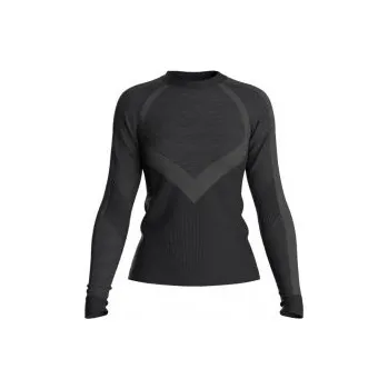 We Norwegians Funkční bezešvé triko z vlny Racer CREWNECK Burgundy