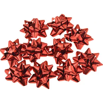 Stuha Euro Habitat Rozety 5cm červené, 10ks