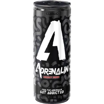 Energetický nápoj ADRENALIN classic energetický nápoj - plech 0,25l